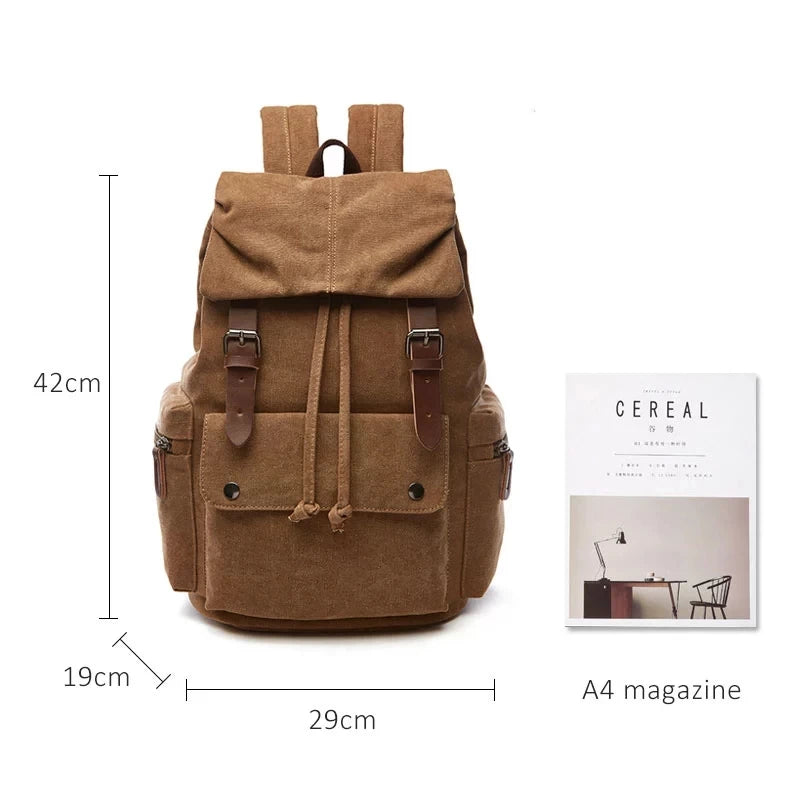 VINTAGE CANVAS BACKPACK | CAMBRIDGE
