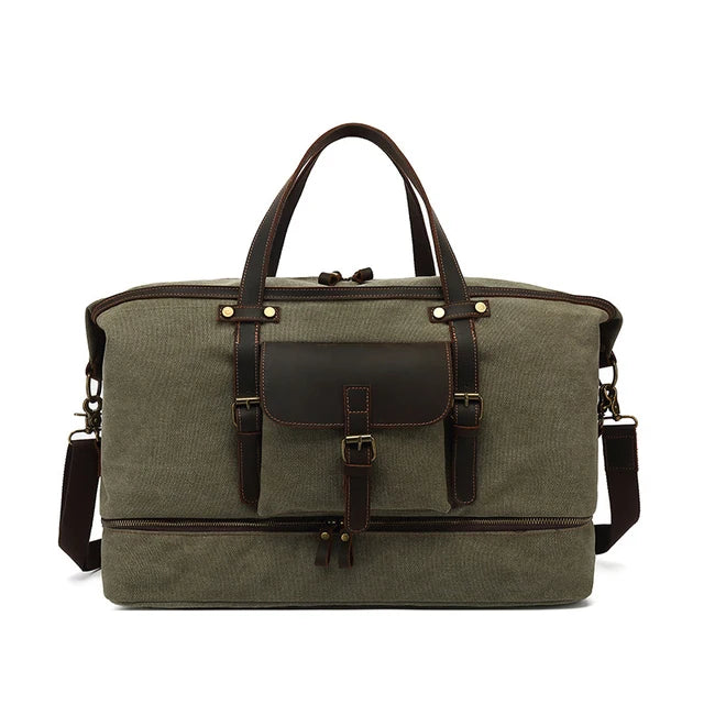 VINTAGE CANVAS DUFFLE BAG | STONEBROOK