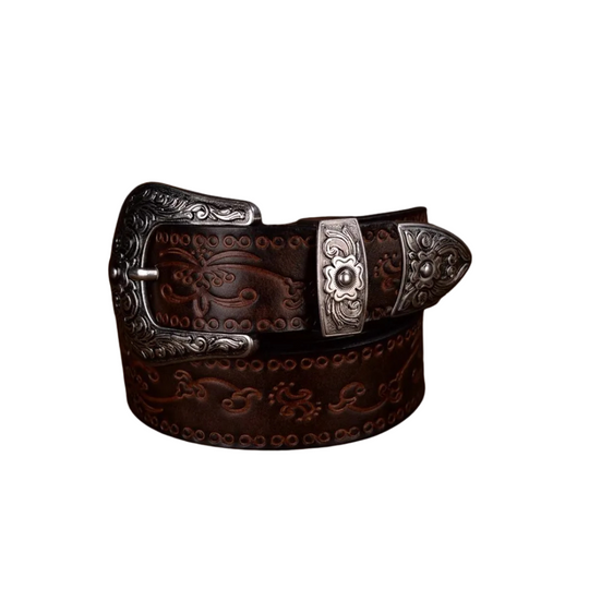 THE ARROYO | ENGRAVED LEATHER BELT