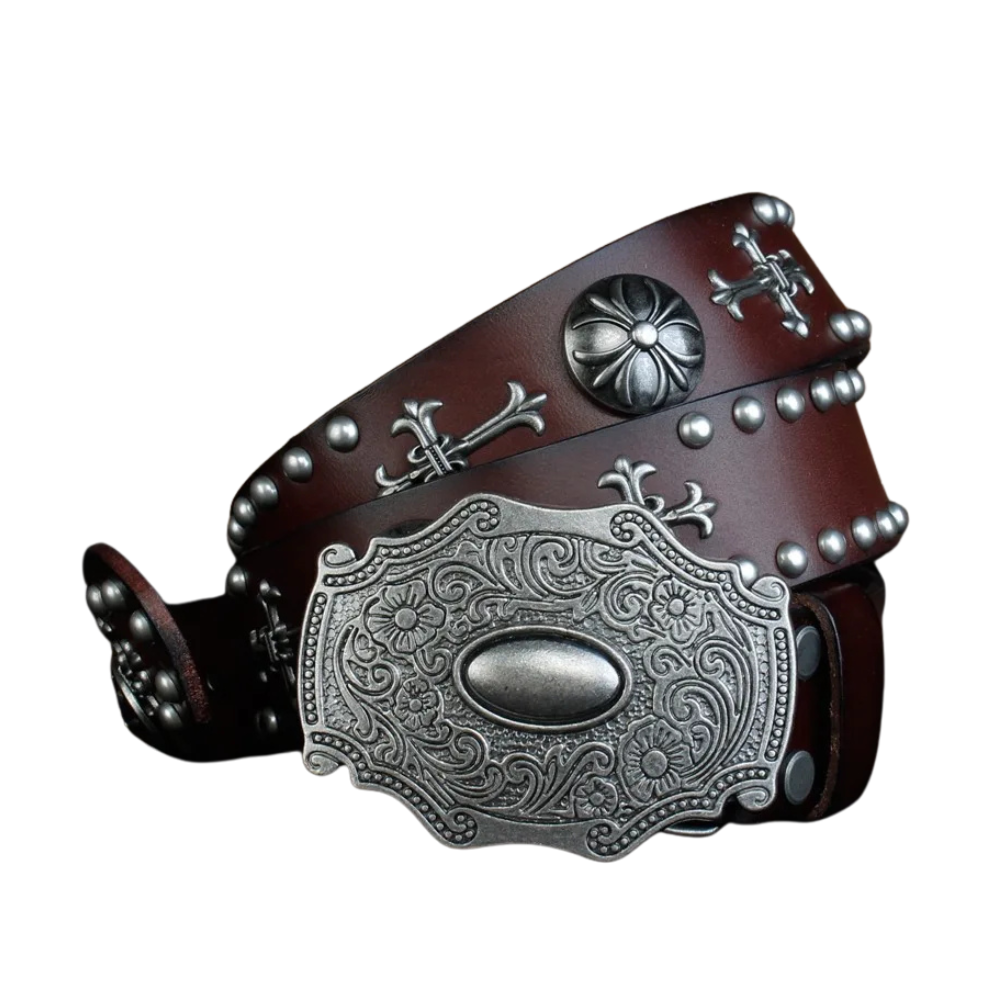 THE RUSTLER | RETRO HEAVY METAL WESTERN BELT