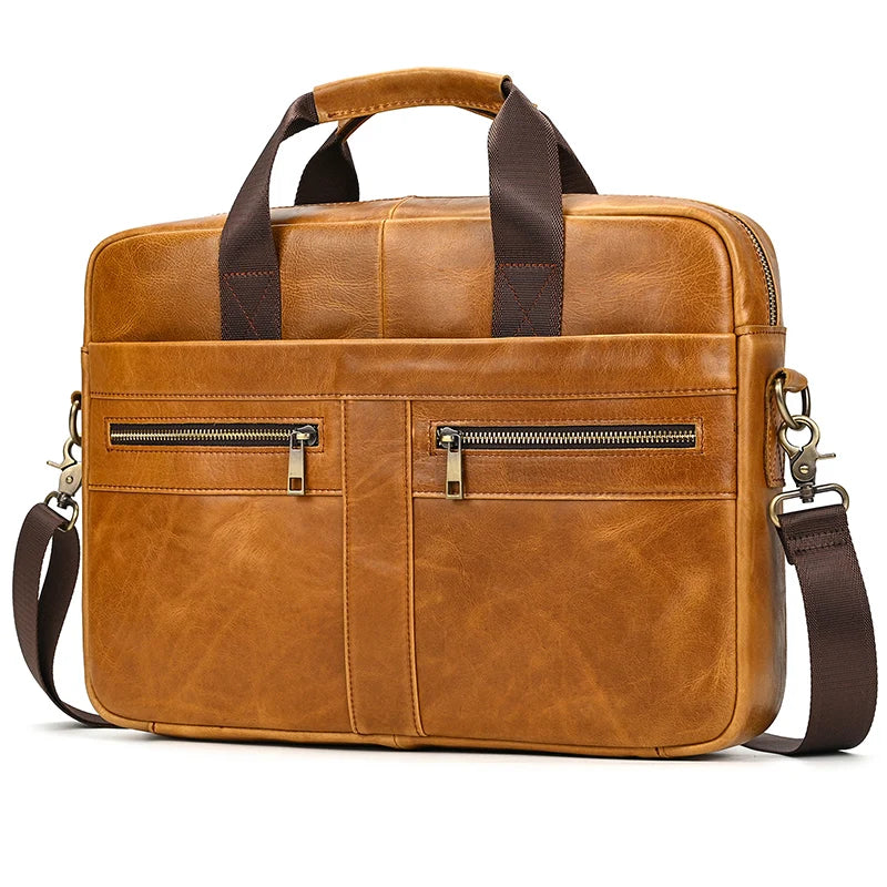 VINTAGE LEATHER MESSENGER BAG | ASPEN