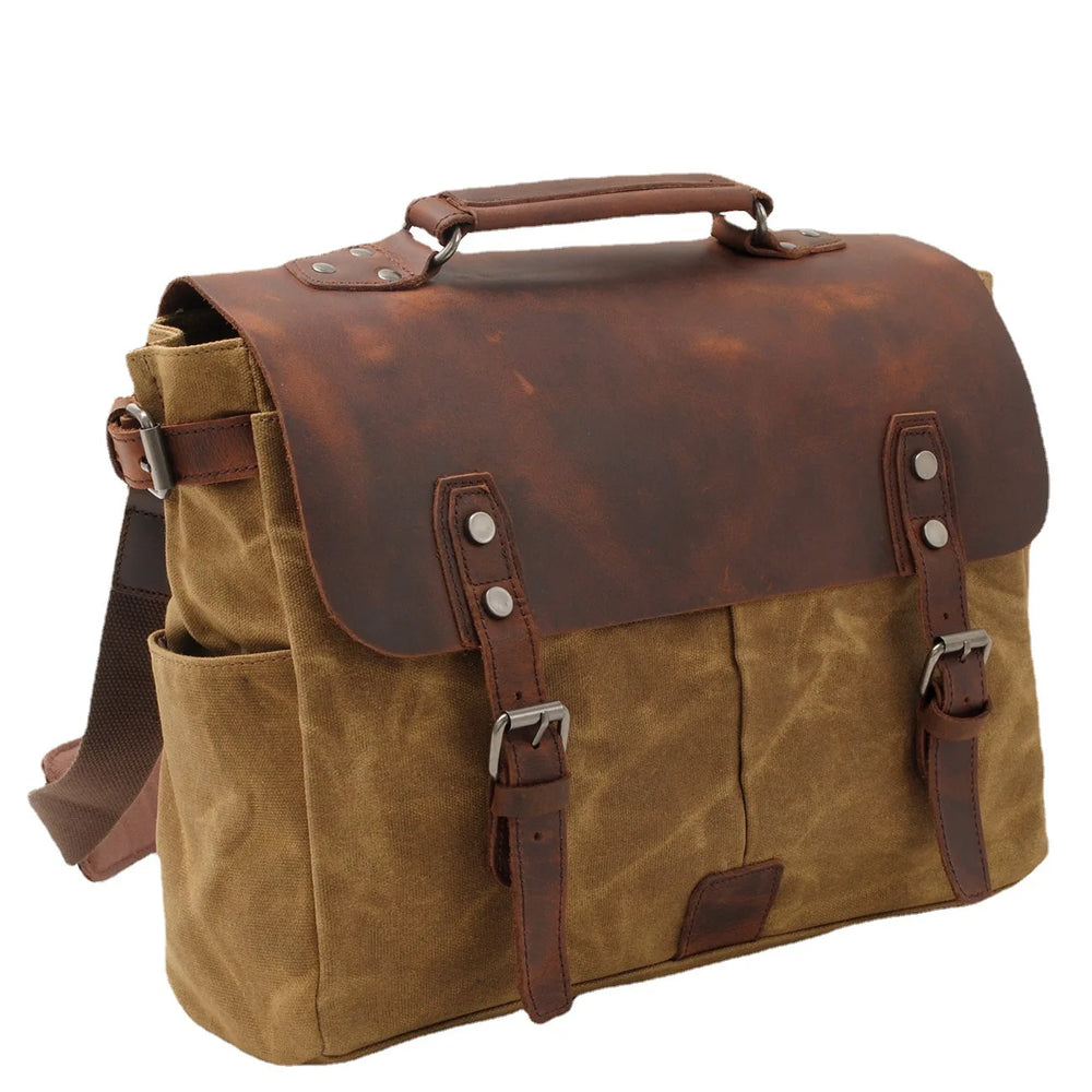 VINTAGE CANVAS MESSENGER BAG | CANYON RIDGE