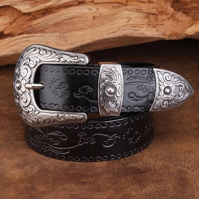 THE ARROYO | ENGRAVED LEATHER BELT