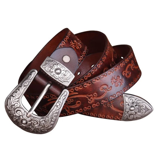 THE ARROYO | ENGRAVED LEATHER BELT